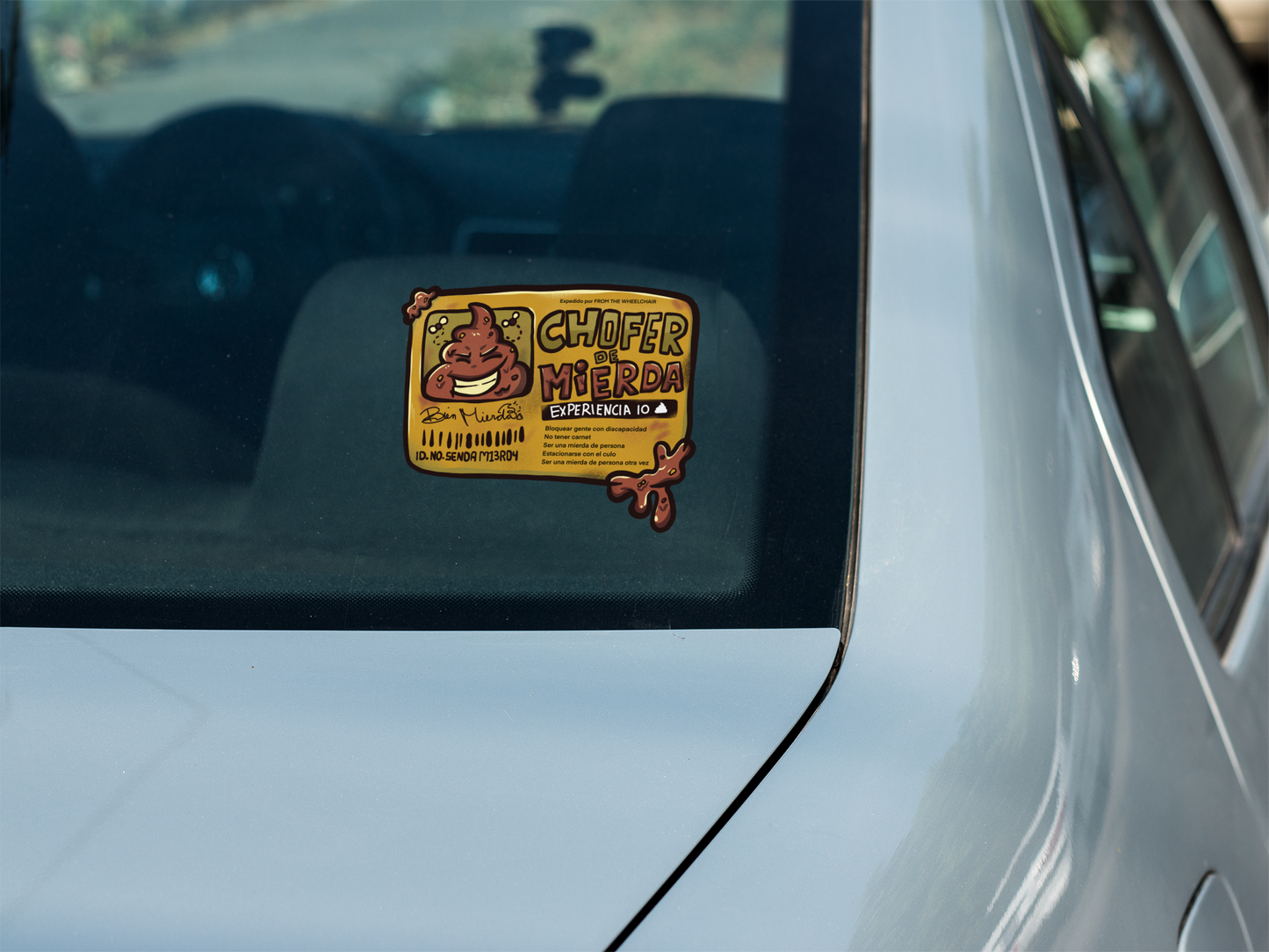 Sticker Chofer de Mierda